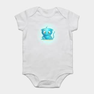 cuddly cartoon monster Baby Bodysuit